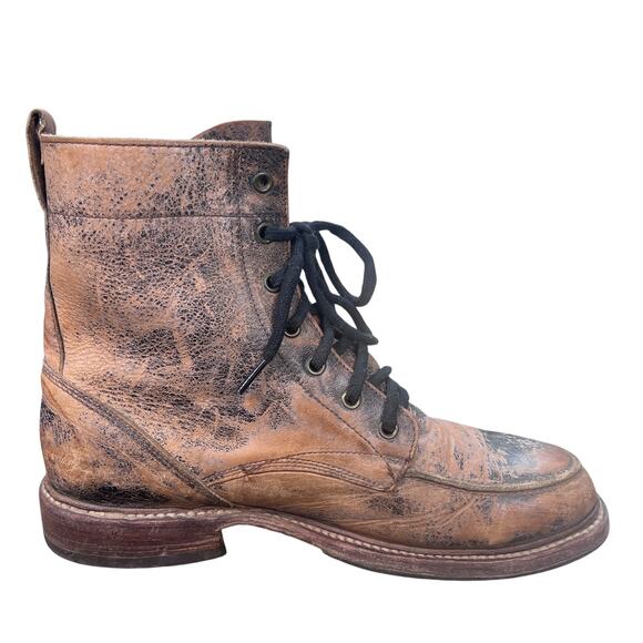 Bed Stu Lincoln Distressed Full-Grain Leather Chukka Boots Size 10.5 main image 6